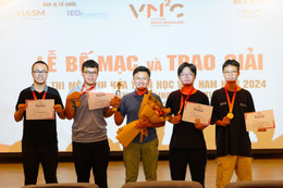 Học sinh chuyên Khoa học tự nhiên thắng cuộc thi dùng Toán giải vấn đề thực tế